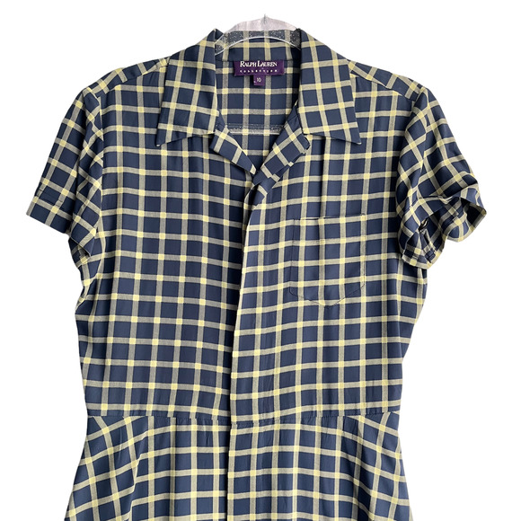 Ralph Lauren Collection Purple Label Light Academia Silk Dress Womwn Size 10 - Picture 8 of 16